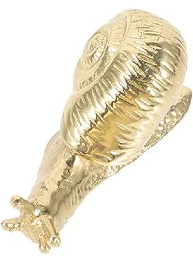 Brass Snail Cabinet Handle Drawer Knob Polished Bright Finish 52x20x23mm - Image 1