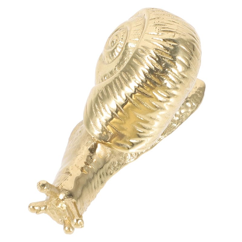 Brass Snail Cabinet Handle Drawer Knob Polished Bright Finish 52x20x23mm - Image 2