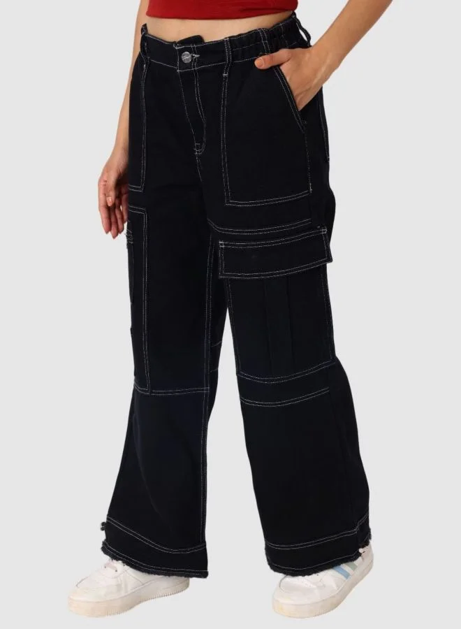 Freehand  Women Slim Fit Printed High Rise Jeans  | Best Price UAE