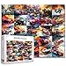 Aihonmin 1000 Piece Jigsaw Puzzles Game Luxury Sports Car for Adults Kid Colorful Graffiti Racing Car Puzzles Puzzle of Cars for Home Wall Decor DIY Art 27 x 20 Inches Perfect for Game Nights - Image 2