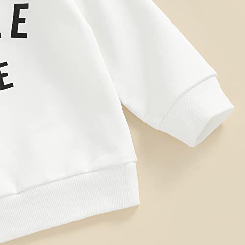 CIYCUIT Toddler Baby Boy Clothes Long Sleeve Letter Print Sweatshirt Pants Set 0 6 12 18 24 Months 2T 3T Fall Winter Outfits 0-6 Months - Image 3