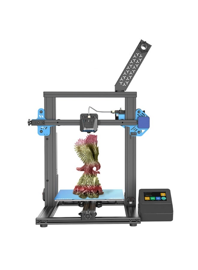 general Professional 3D Printer Mizar Pro FDM High Precision, Large Size, 32-bit MCU, 3.5inch Touch Screen Control, ABL&GML Double-Leveling System, Speed Adjustment of Belt, Full Mute Motherboard, Print Lighting, Discharge Detection, Humanized UI Interface, Power Supply Protection Device, Resume Printing Function, Easy and Quick Assembly - Image 2