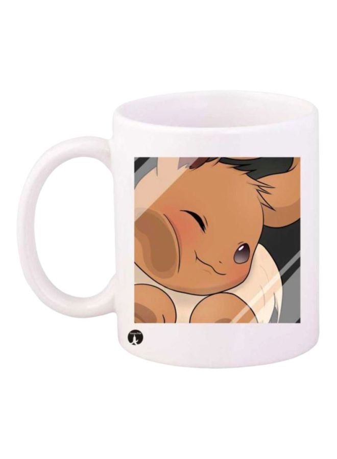 RKN Pokémon Printed Mug White/Brown/Black Standard Size - Image 2