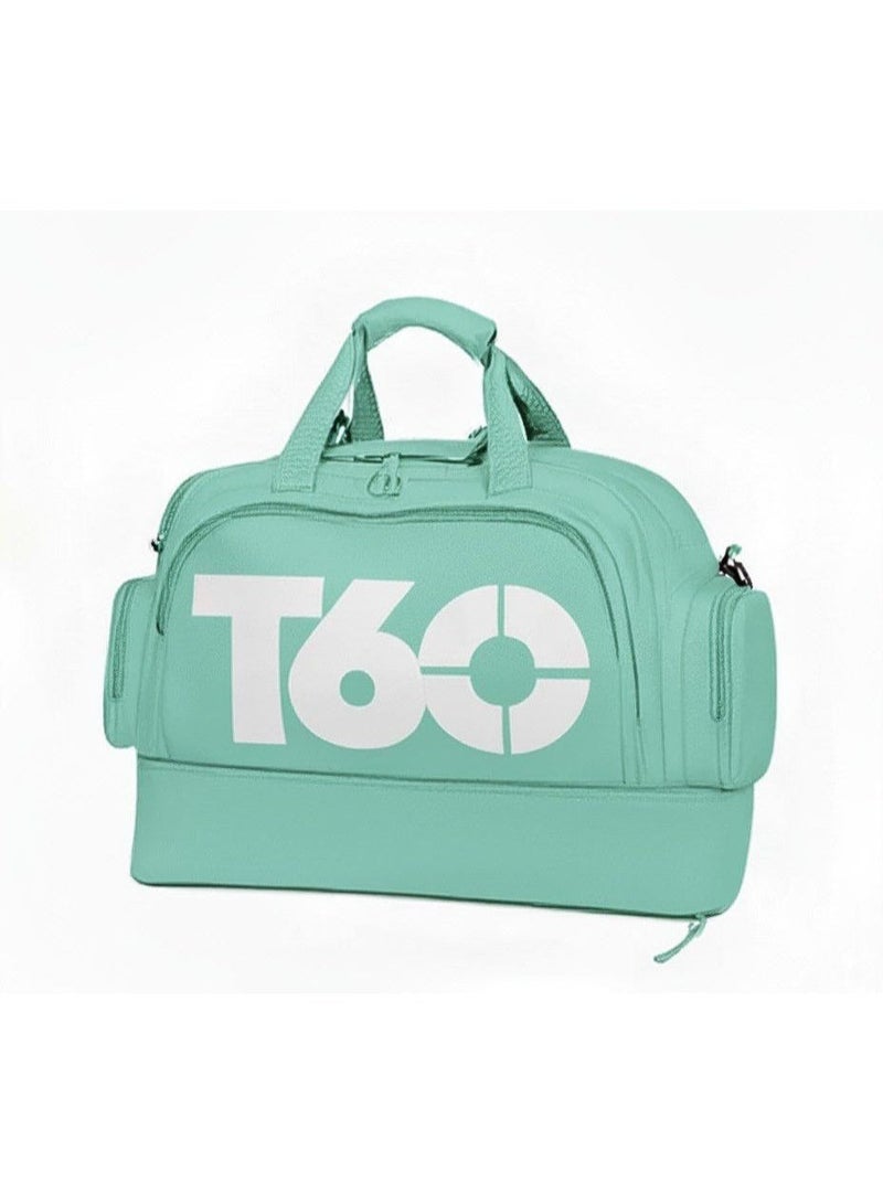 شنطة رياضية متعددة الاستخدامات، حقيبة سفر مع جيب للأحذية و جيب للملابس المبلل، سوستة توسيع، مقاومة للماء، للجنسين - Image 2