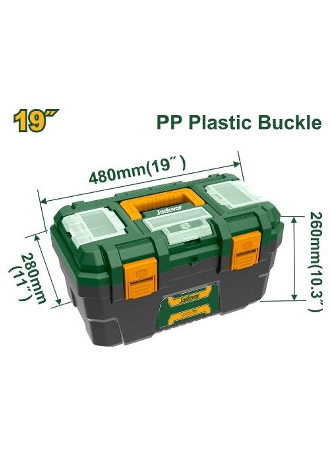 Jadever Plastic Tool Box 19 Inch  Jdtb1319 - Image 2
