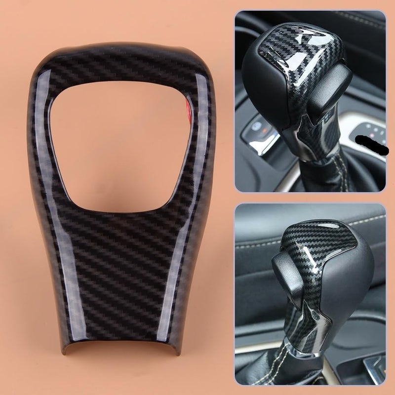 DEMULAX Carbon Fiber Gear Shift Knob Cover for Jeep Cherokee - Image 2