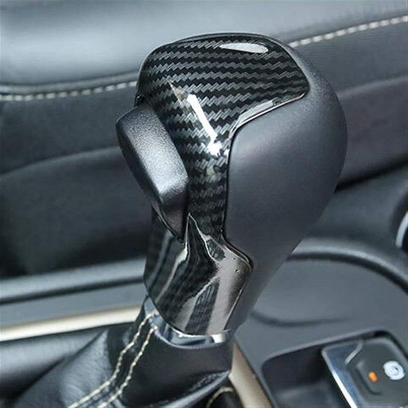 DEMULAX Carbon Fiber Gear Shift Knob Cover for Jeep Cherokee - Image 1
