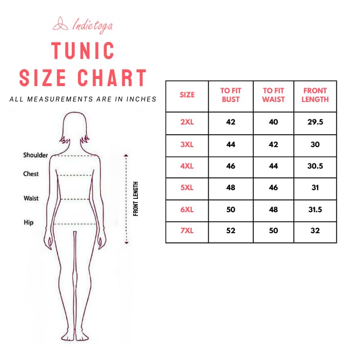 Indietoga Women's Plus Size Rayon Tiered Longline Tunic Top with Pockets (P10001631_Red Solid_XL) - Image 2