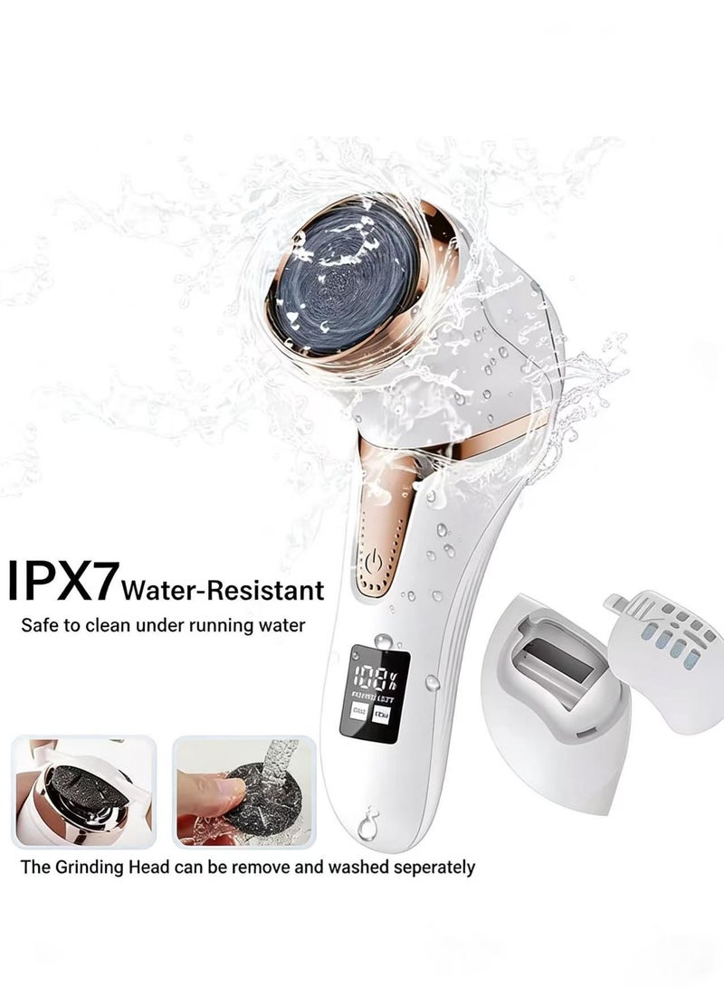 general Electric Feet Callus Remover with Lint Vacuum, smoothing electric foot care wand, and professional foot care tool set—these make excellent gift choices. This foot care set is specifically designed for foot care and removing dry, dead skin, and features a digital display and waterproof functionality. - Image 4