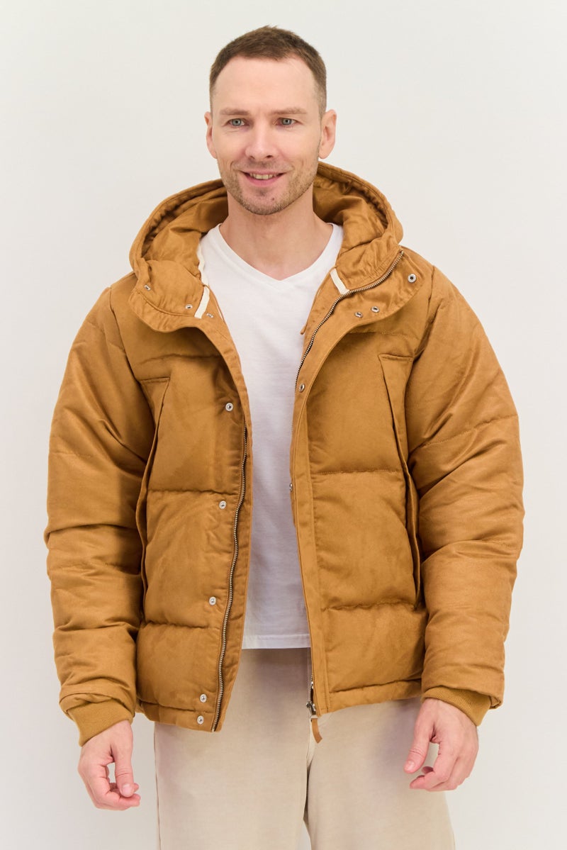 PUMA Puma x Select Men Sportswear Fit Long Sleeve Outdoor Jackets, Brown  - Image 1