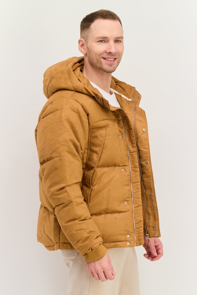 Puma x Select Men Sportswear Fit Long Sleeve Outdoor Jackets, Brown - Image 2