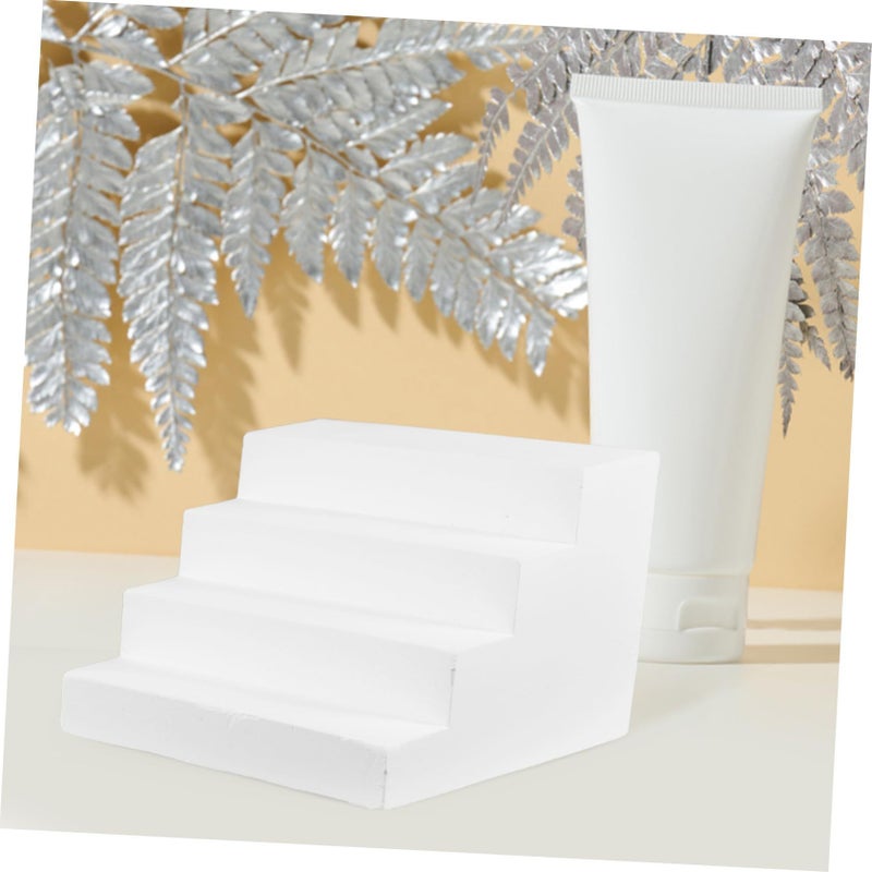 Decorative Gypsum Ladder Photo Prop Craft Model for Micro Landscape Versatile Decor Desk Shelf Table Durable Stylish Design Home Office Display White - Image 4