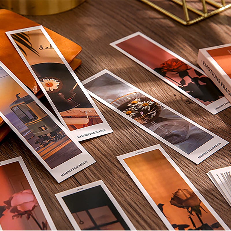 Doraking 30PCS Vintage Mood Scene Theme Paper Bookmarks for Book Lovers, Boxed Bookmarks Set (Daily Mood) - Image 3