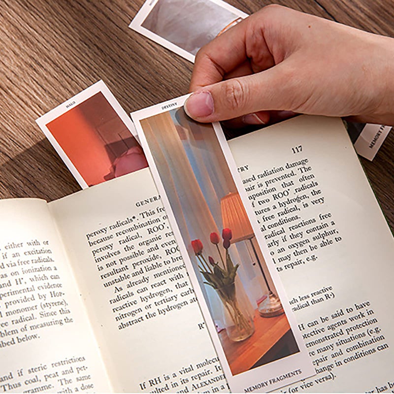 Doraking 30PCS Vintage Mood Scene Theme Paper Bookmarks for Book Lovers, Boxed Bookmarks Set (Daily Mood) - Image 4