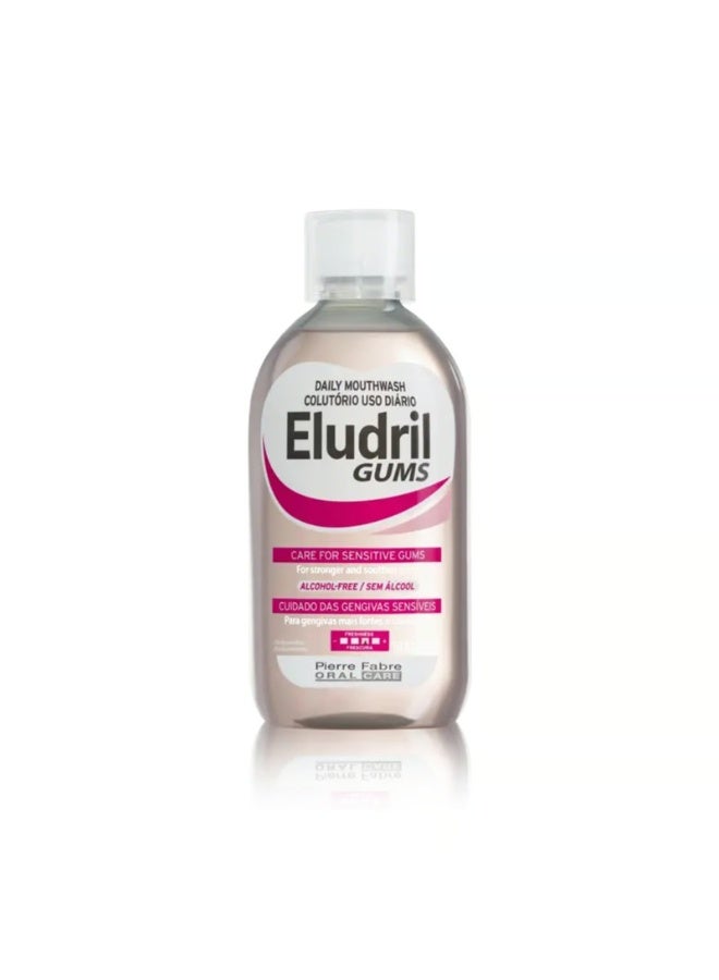 Eludril Gums Daily Mouthwash for Sensitive Gums 500ml - Image 1