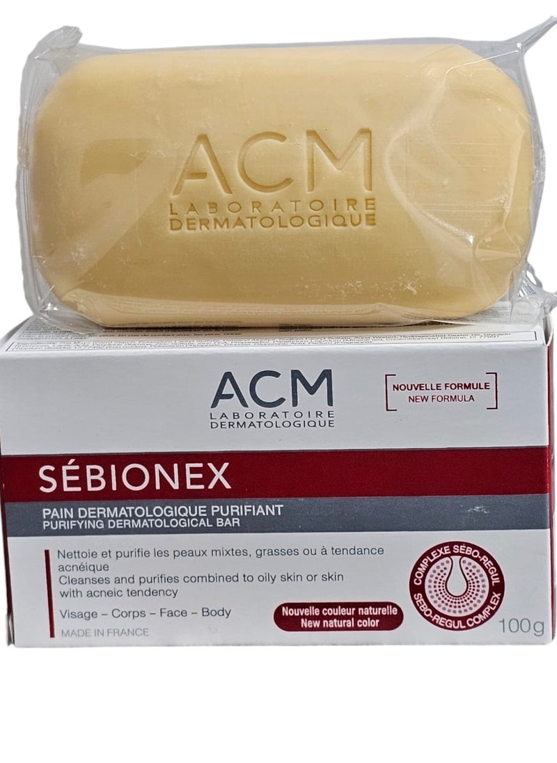 ACM Laboratoire dermatologique Sebionex  ACM Acne Purifying Soap - 100g  - Image 1
