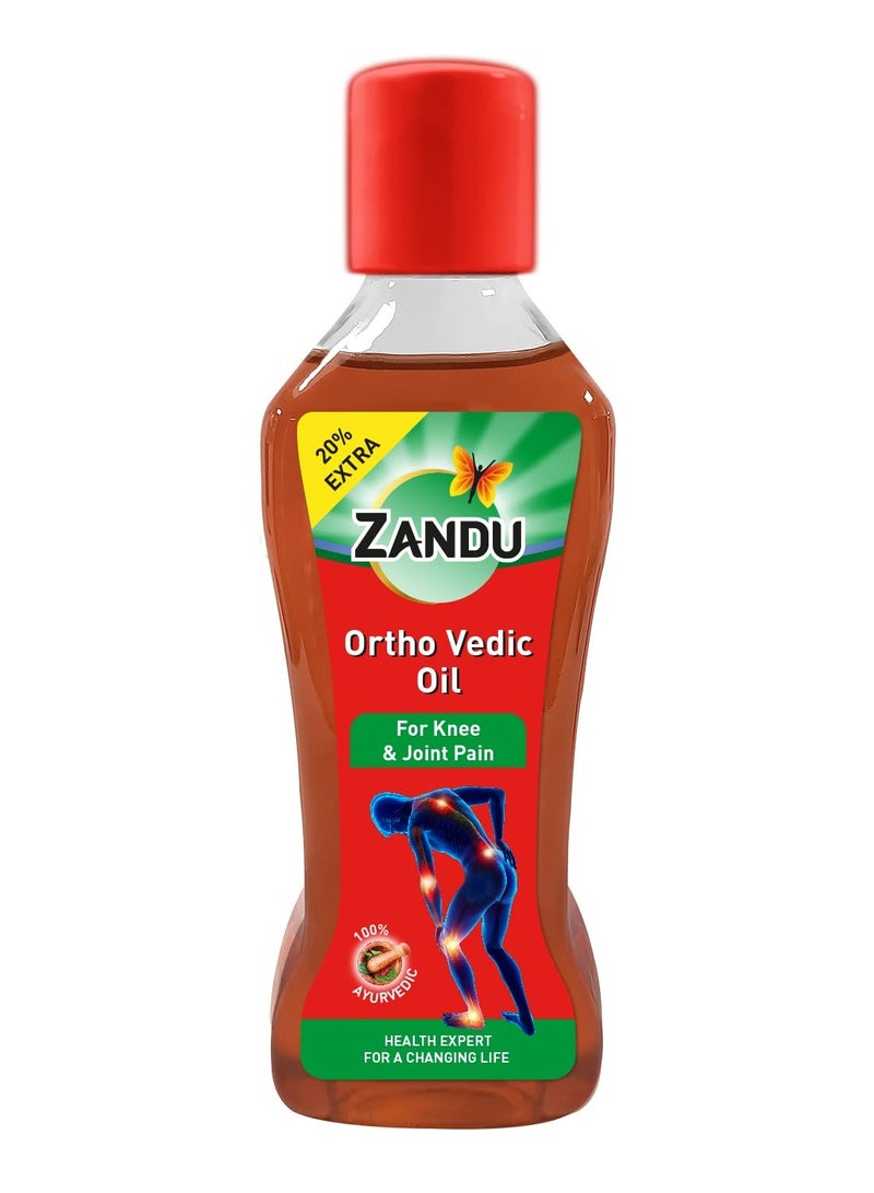 Zandu Ortho Vedic Oil 120ml Ayurvedic Oil For Relief From Knee And Joint Pain Muscle Pain Osteoarthritis Visible Improvement In 7 Days - Image 1