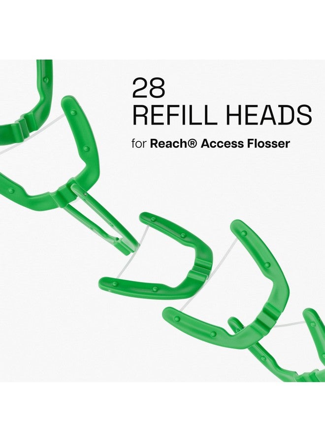 ريتش مجموعة خيط تنظيف الأسنان ريتش ألترا كلين أكسس، بنكهة النعناع، مزيل للبلاك للأسنان، للمناطق التي يصعب الوصول إليها، للعناية بالفم، خالٍ من PFAS، مجموعة واحدة لبدء استخدام خيط تنظيف الأسنان + 3 عبوات من رؤوس إعادة التعبئة - Image 2