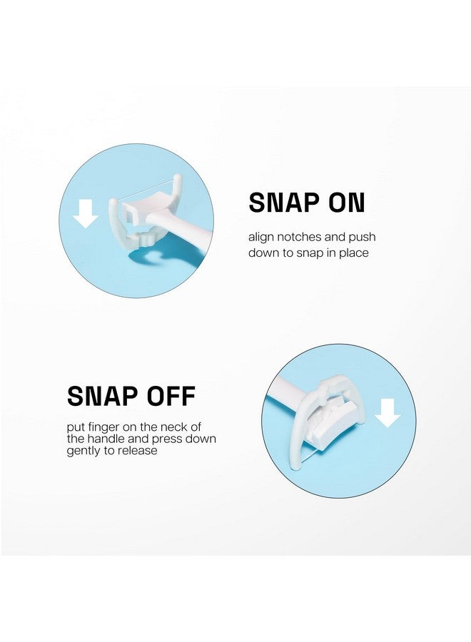 ريتش مجموعة خيط تنظيف الأسنان ريتش ألترا كلين أكسس، بنكهة النعناع، مزيل للبلاك للأسنان، للمناطق التي يصعب الوصول إليها، للعناية بالفم، خالٍ من PFAS، مجموعة واحدة لبدء استخدام خيط تنظيف الأسنان + 3 عبوات من رؤوس إعادة التعبئة - Image 5