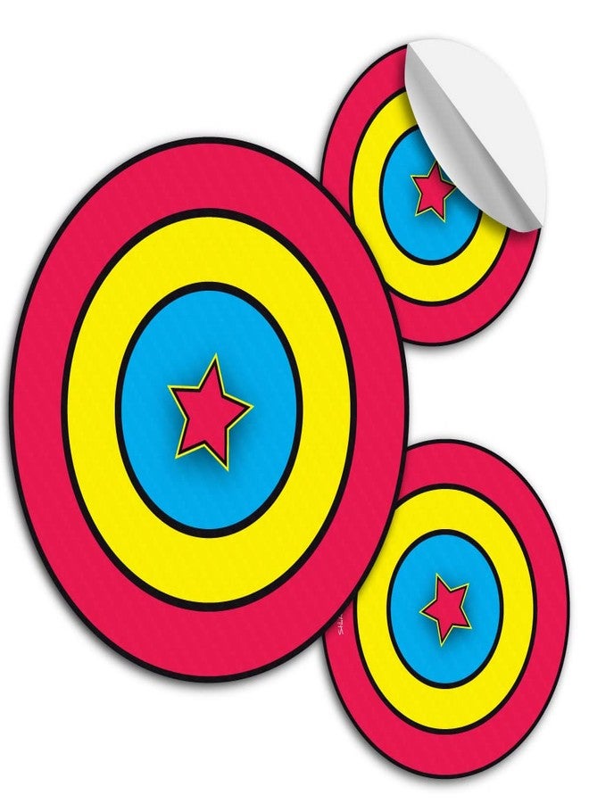 StikArt Shooting Target Wall Decals (Superhero) - Image 1