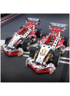 Meccano 10 In 1 Racing Vehicles Stem Model Building Kit With 225 Parts And Real Tools Kids Toys For Ages 8 And Up  - Image 5