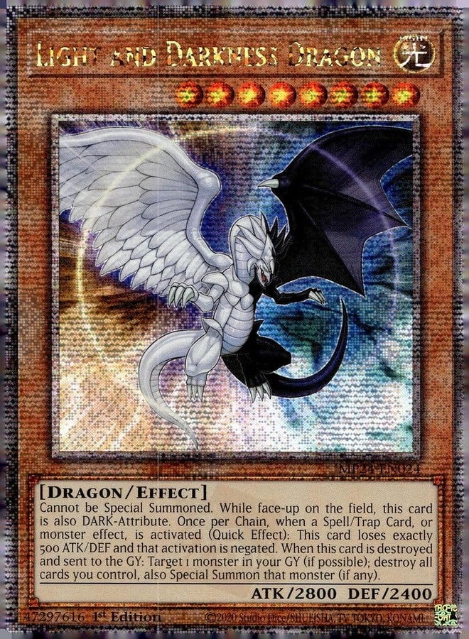 Light and Darkness Dragon - MP24-EN024 - Quarter Century Secret Rare - 1st Edition