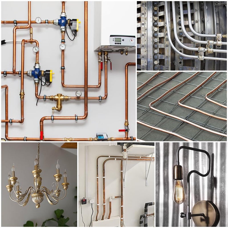 klarako Pipe Bender, Manual Tubing Bender Copper Aluminum Pipe Bending Machine Ratcheting Tube Cutter Hand Tool for Air Conditioning Refrigeration Repair - Image 5