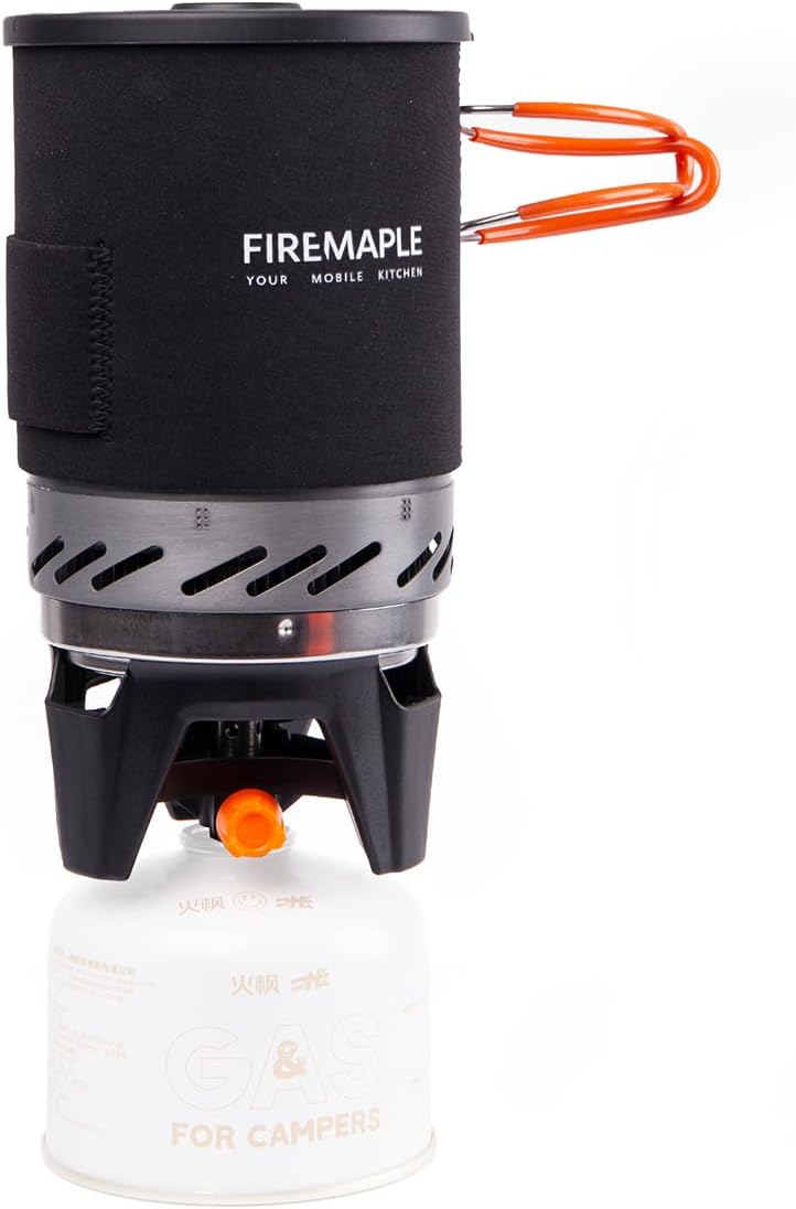 Fire-Maple "Fixed Star 1" Backpacking and Camping Stove System | Outdoor Propane Cooking Gear | Portable Pot/Jet Burner Set | Ideal for Hiking, Trekking, Fishing, Hunting Trips and Emergency Use - Image 1