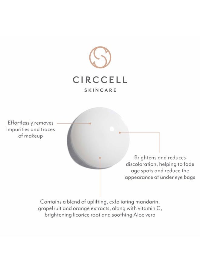 CIRCCELL Mandarin Cleansing Milk – Hydrating & Brightening Face Cleanser with Fruit Extracts –Anti-Aging Facial Cleanser – Rich, Creamy Cleansing Milk Removes Makeup – Suitable for All Skin Types - Image 3