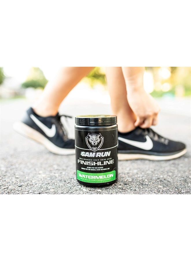 Finishline | BCAA Powder Amino Energy | Post Run Recovery Drink | Branch Chain Amino Acids Powder | Heal and Recovery Powder | Keto Post Workout Powder | Watermelon BCAA Powder | 50 Scoops