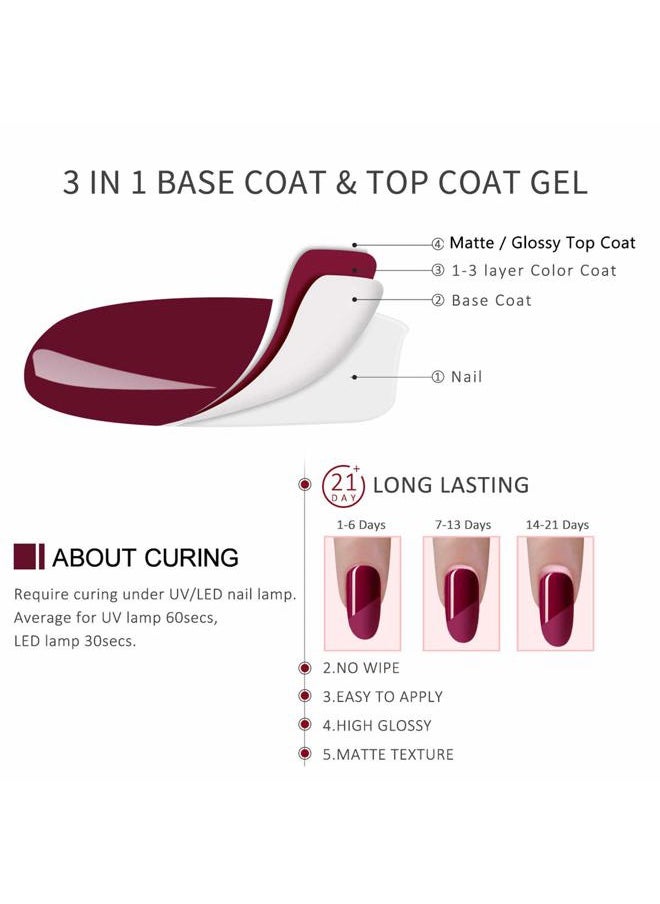 KRISNICE - 3D Magnetic Cat Eye Gel Polish Set 6 Color Gold Sauce red Brown Colors Nail Polish Soak Off UV Gel Varnish Nail Salon Kit with 1PC Magnet Stick (KMY6-004) - Image 1