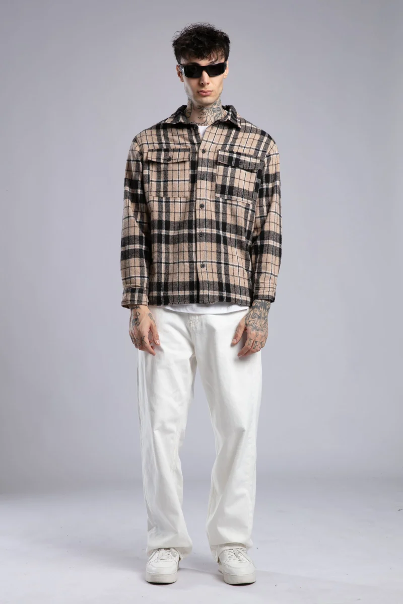 كاتش قميص حطاب بتفاصيل مطبوعة