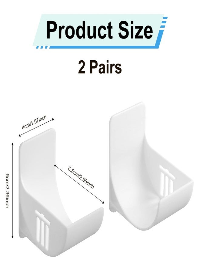 XIHIRCD حامل أكياس بلاستيكية من XIHIRCD، زوجان، حامل أكياس قمامة بدون ثقب، منظم أكياس بلاستيكية يُثبت على الحائط، موزع أكياس قمامة أبيض، حامل أكياس بقالة لتخزين وتنظيم المنزل والمطبخ - Image 2