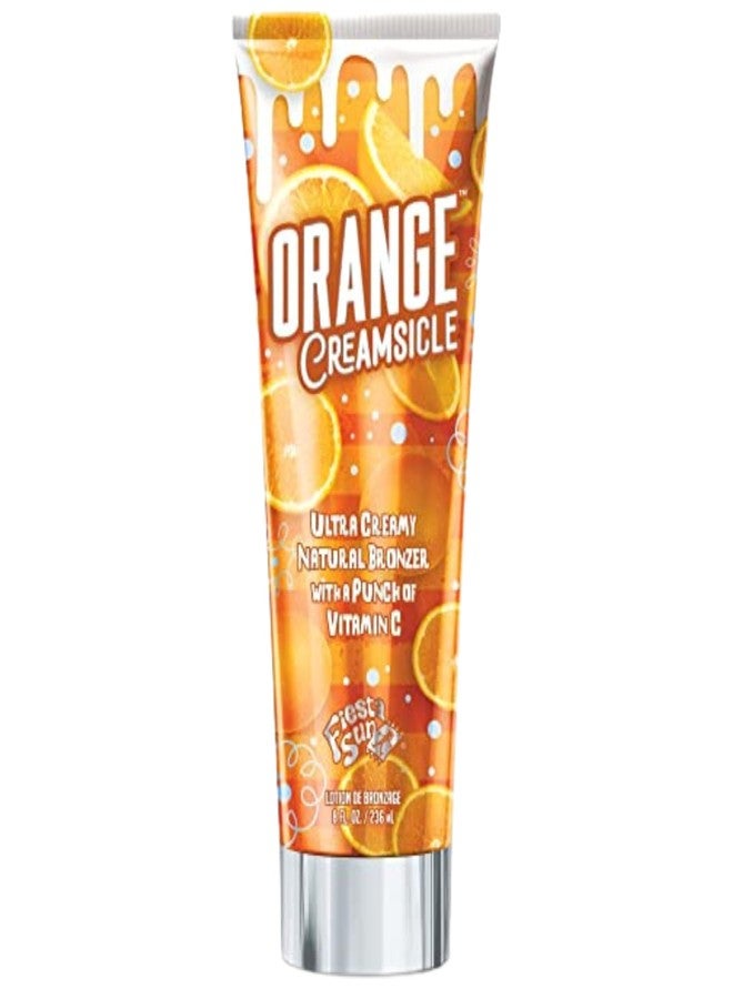 Fiesta Sun Orange Creamsicle Natural Bronzer Tanning Lotion, 8 ounces - Image 1