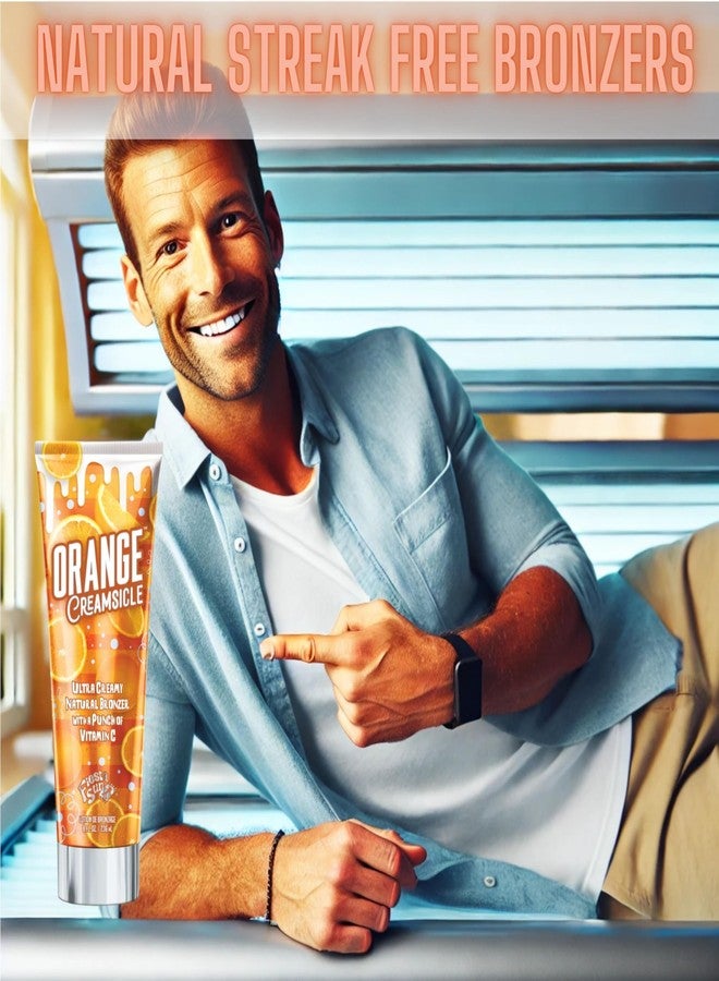 Fiesta Sun Orange Creamsicle Natural Bronzer Tanning Lotion, 8 ounces - Image 4