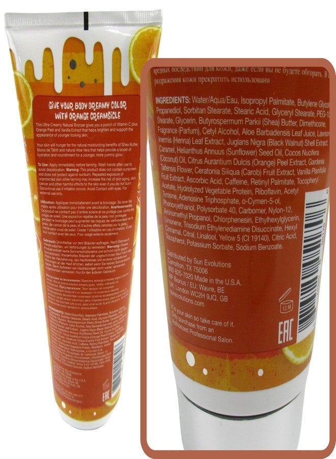 Fiesta Sun Orange Creamsicle Natural Bronzer Tanning Lotion, 8 ounces - Image 3