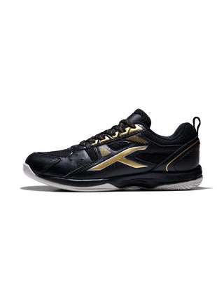 Raze Non-Marking Professional Badminton Shoes for Men (Black/Gold, Size: EU 40/UK 6/US 7) | Material Upper: Polyester, Sole: Rubber | Suitable for Indoor Tennis/Squash/Table Tennis/Basketball & Padel - pzsku/ZF4E155780D21DEE7C9B6Z/45/_/1703649091/340699d4-e719-48ff-8e26-c926403e7bb7