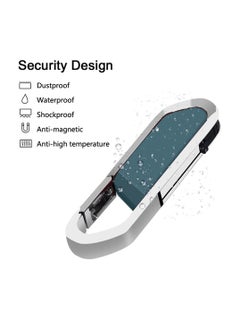 AROAQ USB Flash Drive, Portable Metal Thumb Drive with Keychain, USB 2.0 Flash Drive Memory Stick, Convenient and Fast Pen Thumb U Disk for External Data Storage, (1pc 32GB Grey)  - Image 2