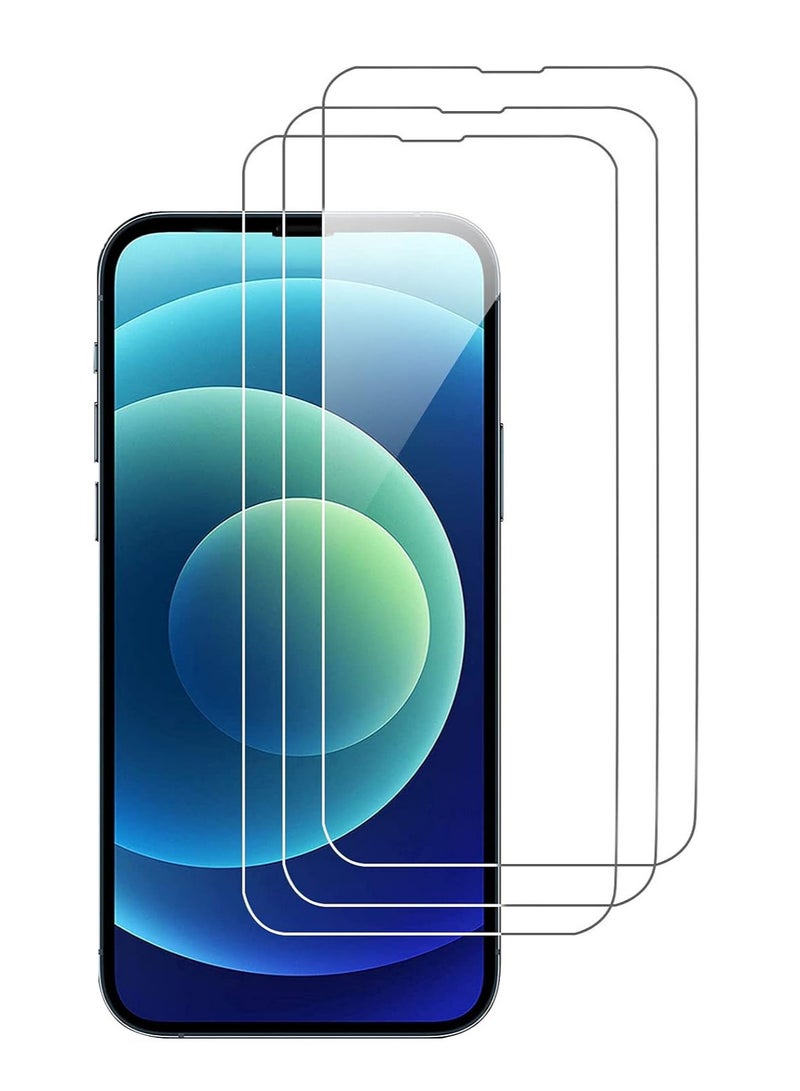 شيزي 3 قطع واقي شاشة من الزجاج المقسى لهاتف iPhone 14 13 13 Pro 6.1 بوصة مضاد للخدش 9H صلابة HD واقي شاشة 0.33 مم فائق الوضوح، مقاوم للغاية - Image 1