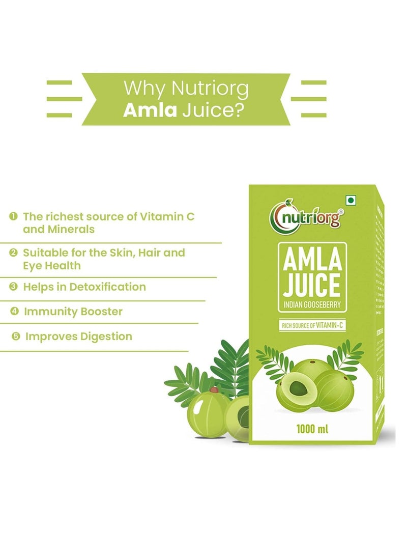 nutriorg Nutriorg Amla Juice 1000 ml  - Image 3