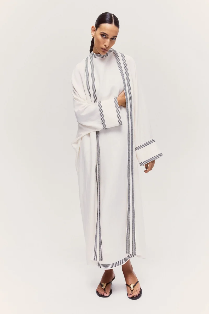 H&M Linen-blend kaftan