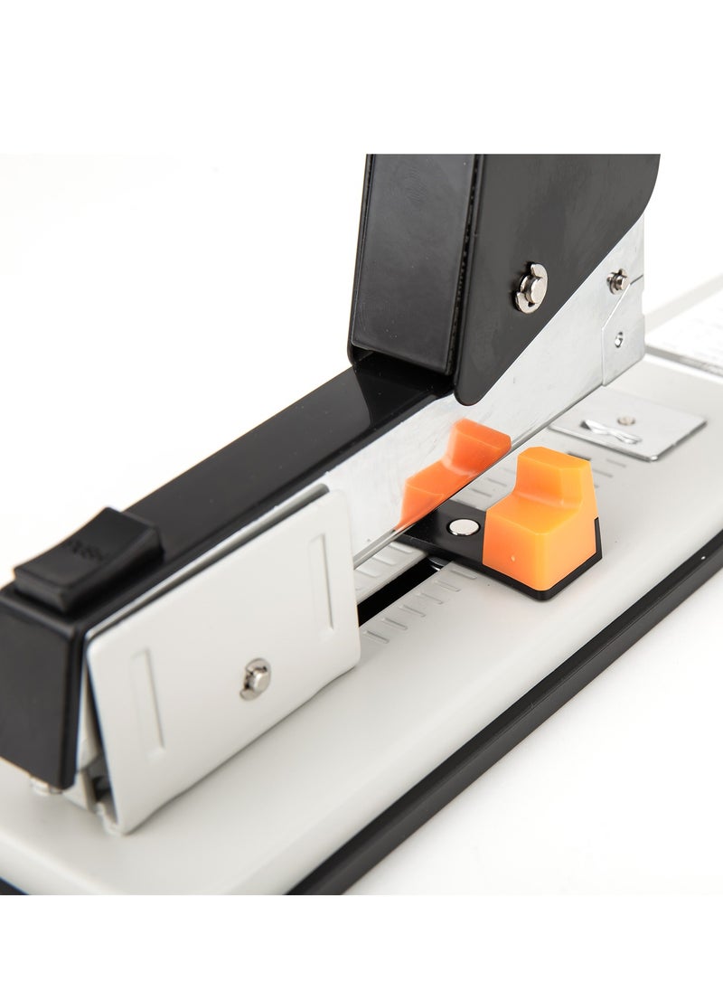 Deli - Deli E0392 Heavy Duty Stapler - High Capacity, Durable Design (Up to 60 Sheets, Assorted Colours White and Black , 1 Piece) - Image 1