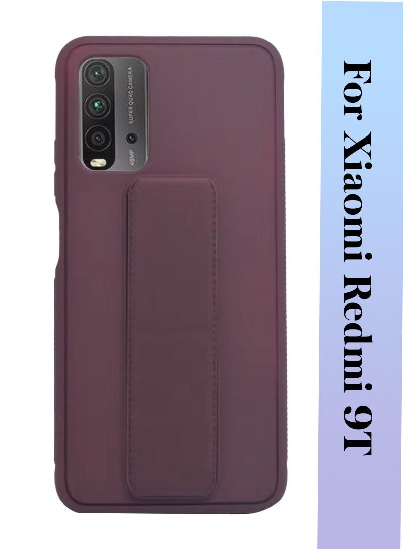 BORTONY Protective Case Cover With Finger Grip Stand For Xiaomi Redmi 9T - Image 1