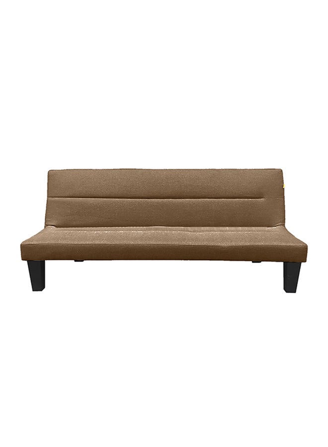 In-House Asil | 3-Seater Sofabed 2 In 1 Upholstered In Velvet 28x182x108 cm - Light Brown - Image 4