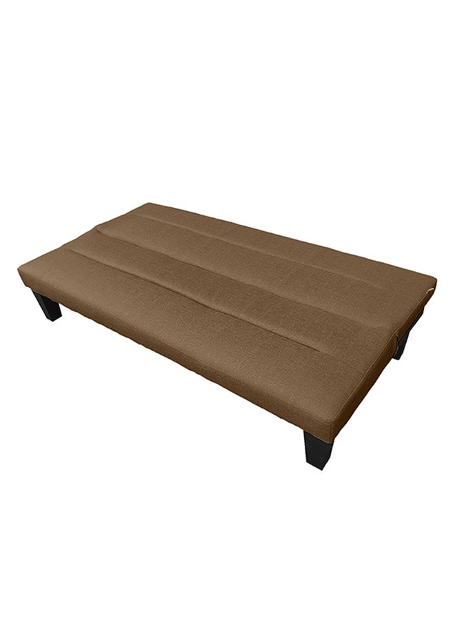 In-House Asil | 3-Seater Sofabed 2 In 1 Upholstered In Velvet 28x182x108 cm - Light Brown - Image 3