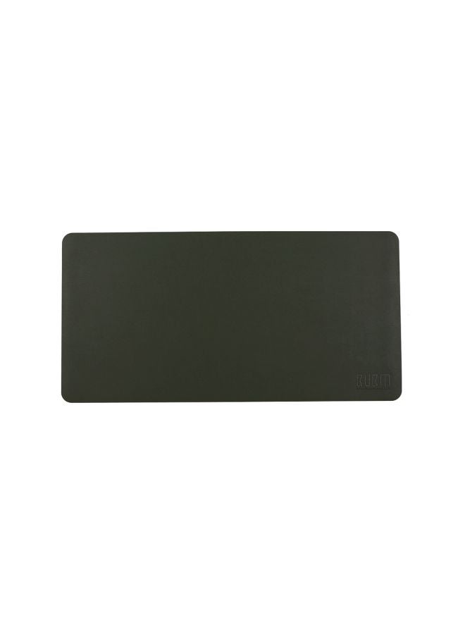 BUBM PU Leather Desk Mat Green/Grey - Image 3