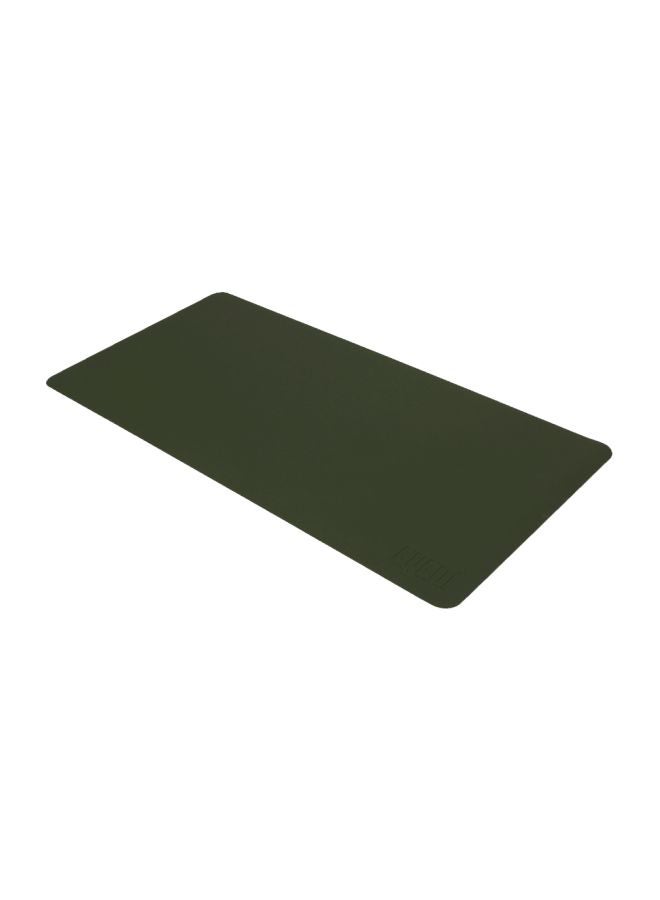 BUBM PU Leather Desk Mat Green/Grey - Image 1