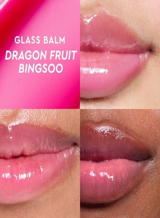 glow receipe Glow Recipe Glass Balm Lip Treatment Dragonfruit Bingsoo (Sheer Bright Pink) — 0.52 oz / 15 g - Image 2