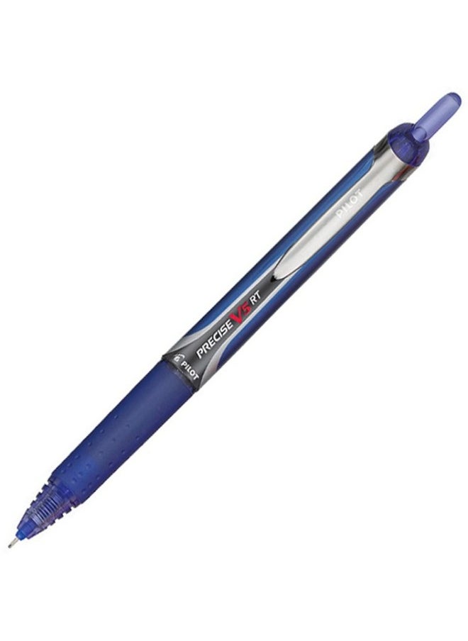 PILOT - , Precise V5 Rt Refillable & Retractable Rolling Ball Pens, Extra Fine Point 0.5 Mm, Blue, Pack Of 12 - Image 1
