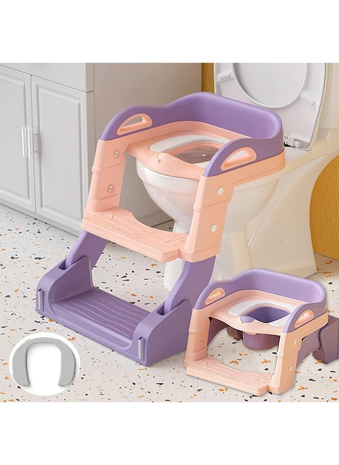 Beauenty Children PottyTraining Chair, Ladder With Step Stool For Boys/Girls  - Image 1
